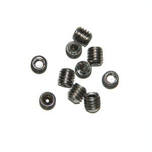 S/Steel M4 x 4mm Grub Screws (10 per pack)